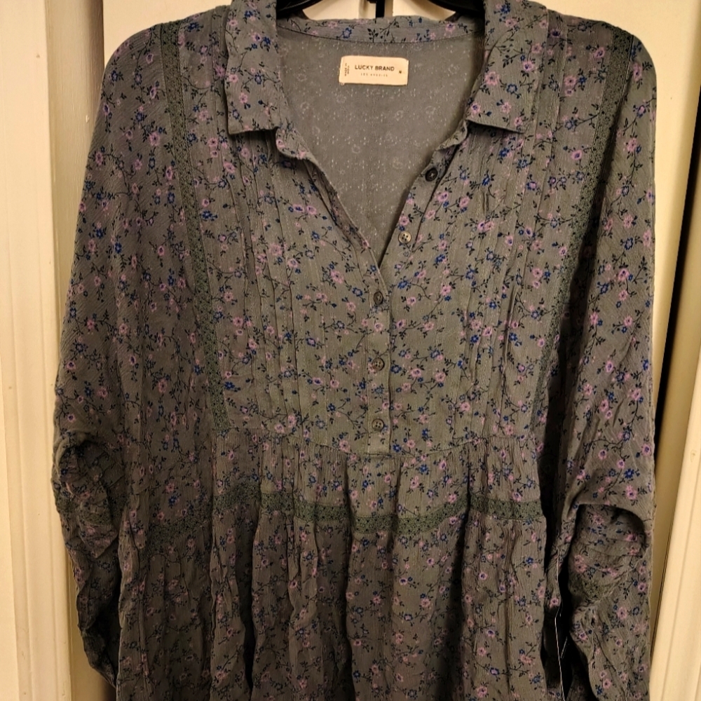 Lucky Brand Floral Blouse